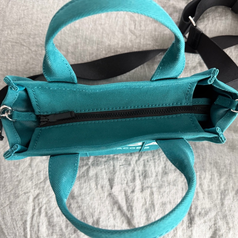 Marc Jacobs Turquoise Canvas Tote - Picture 5 of 5